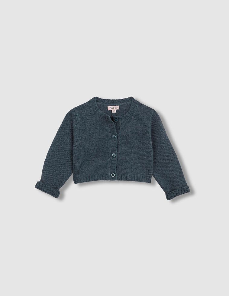 Veste grise en tricot