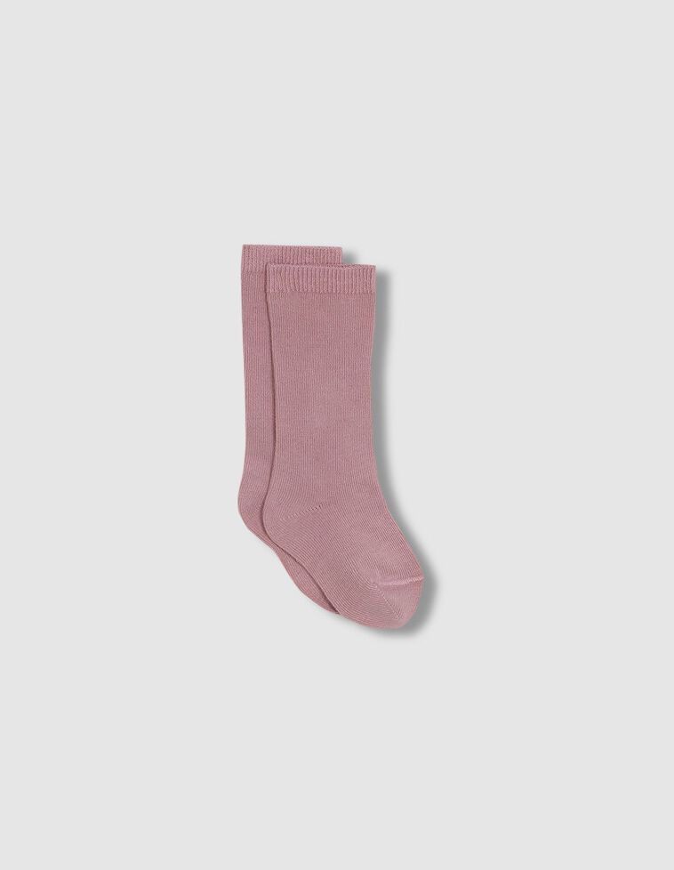 Chaussettes Lisses Roses