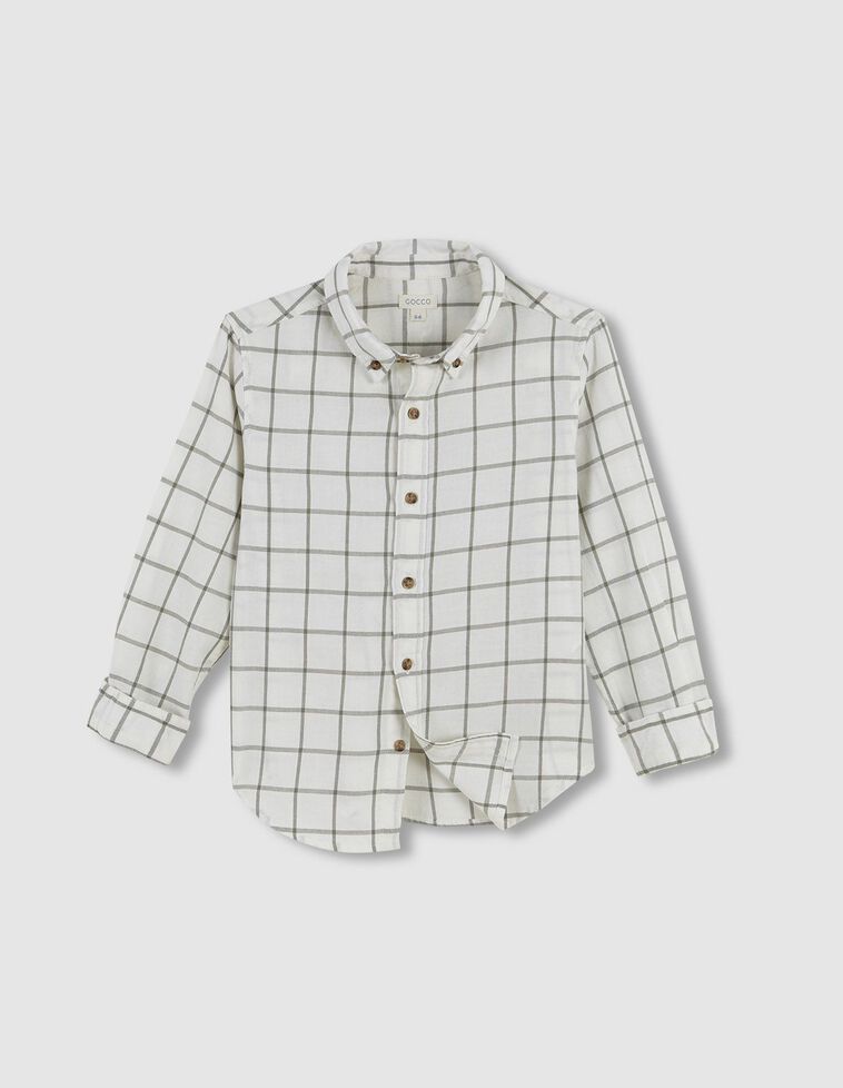 Camisa de flanela estampada