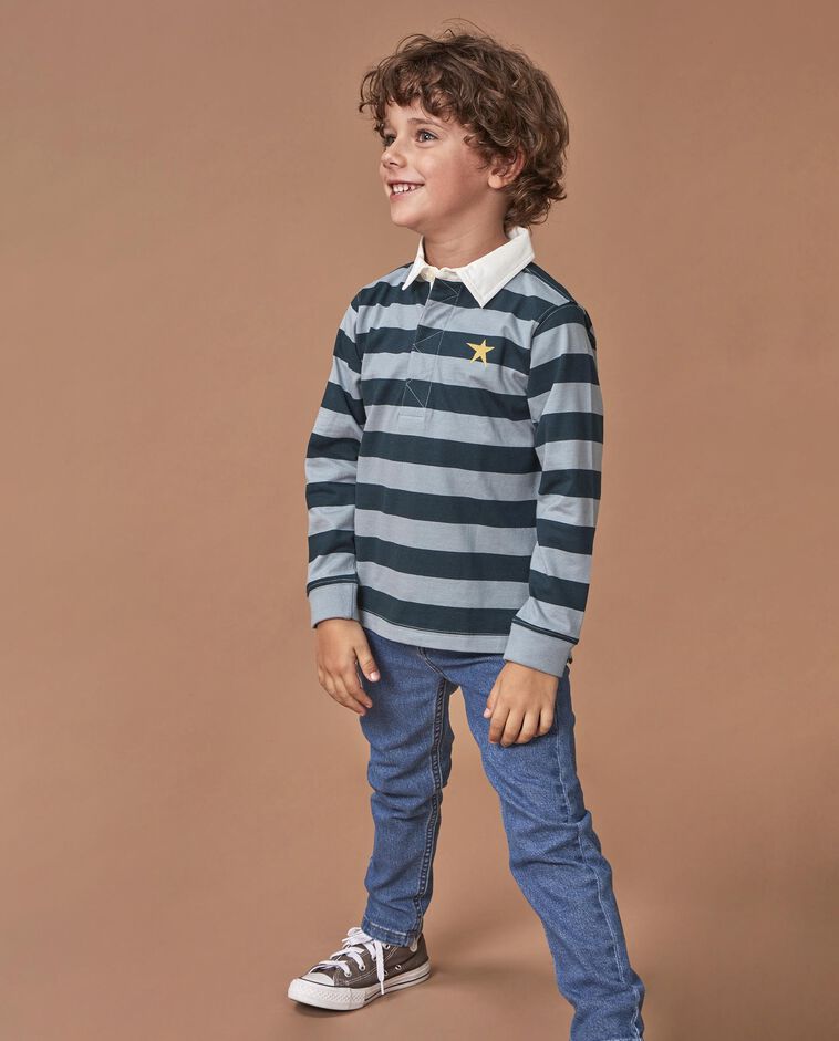 Polo verde &ldquo;trouble maker&rdquo; menino