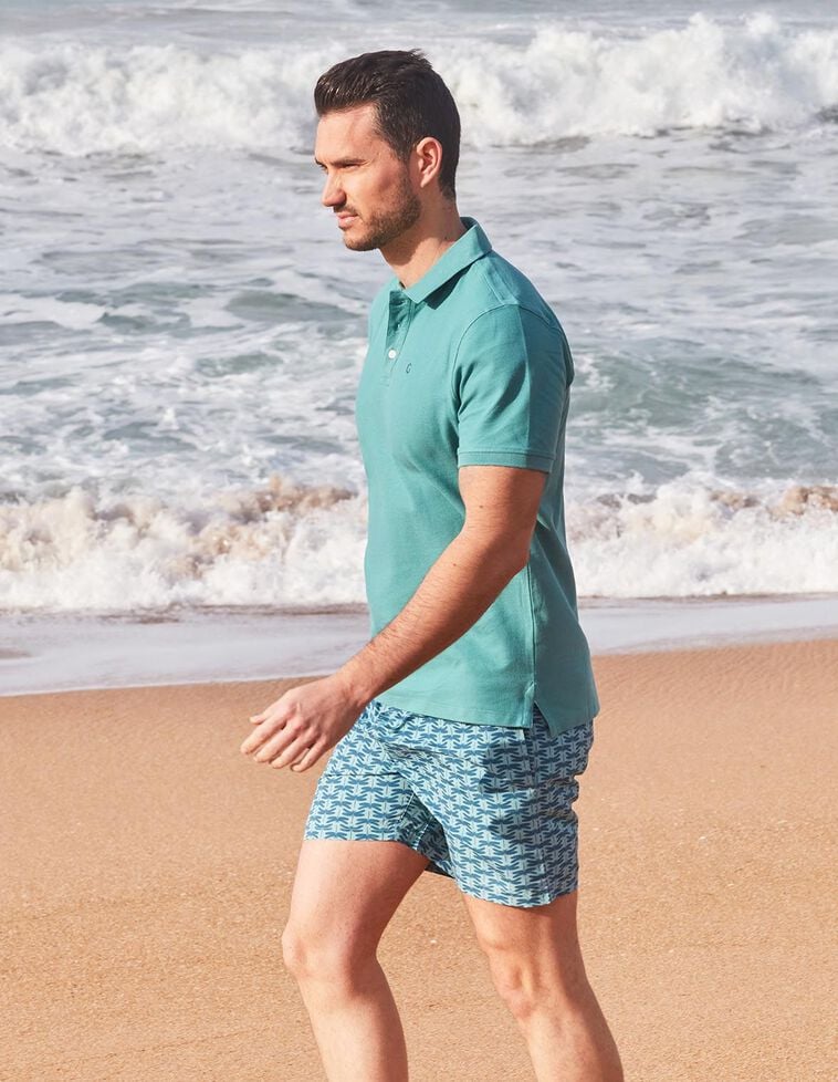 Maillot de bain père libellule vert
