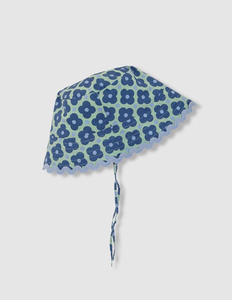 Chapeau vert style années 60