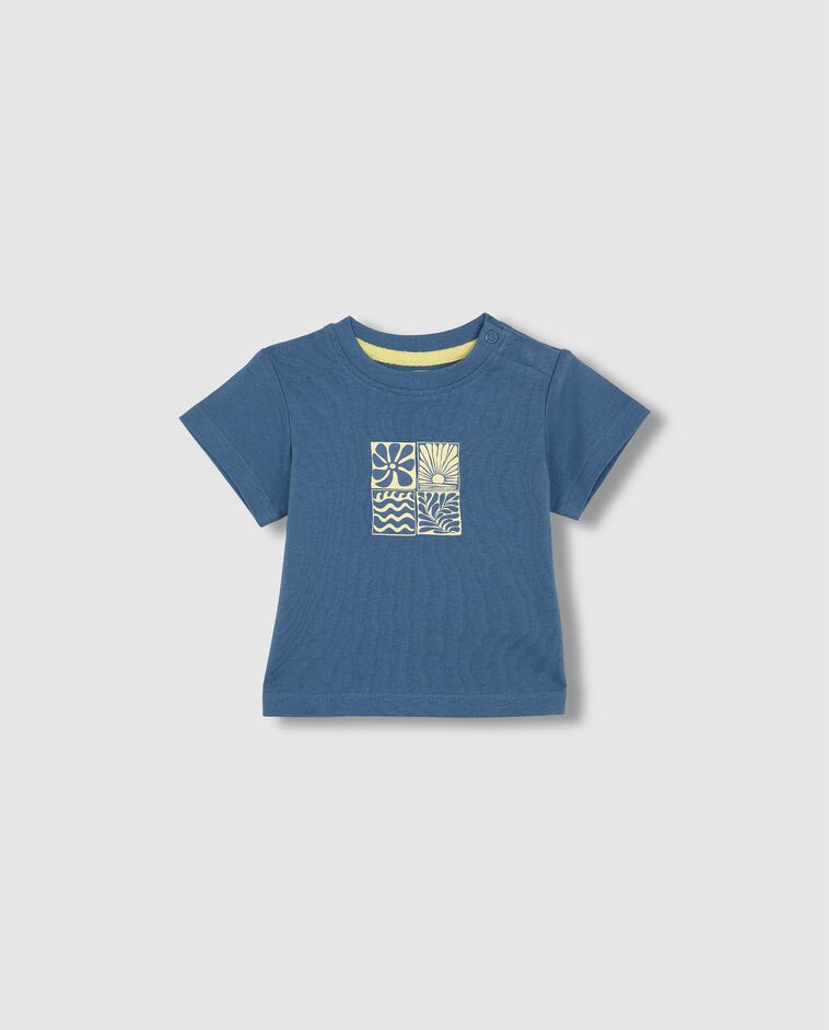 T-shirt &agrave; motif vert