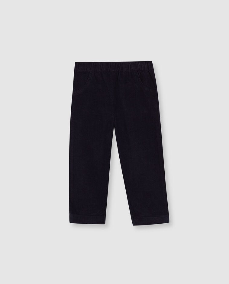 Pantaloni in micropana azzurri 