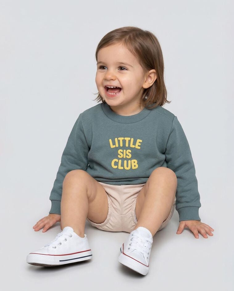 Sweat-shirt sister verde
