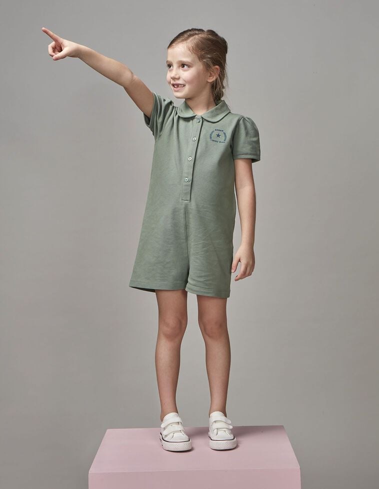 Combinaison polo verte