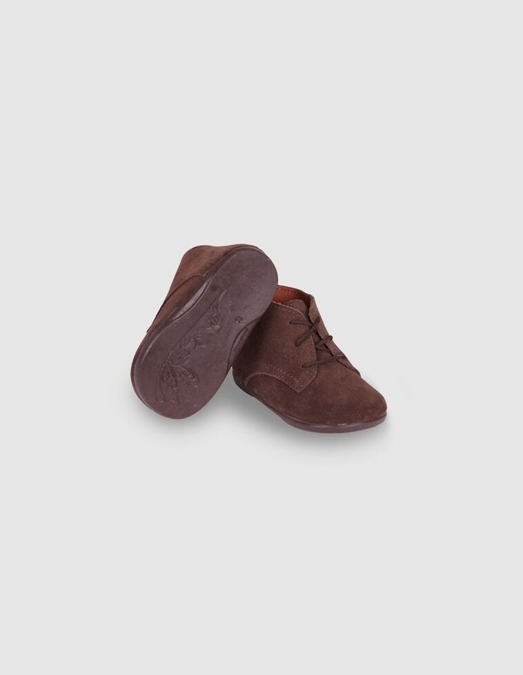 Bottes en cuir marron