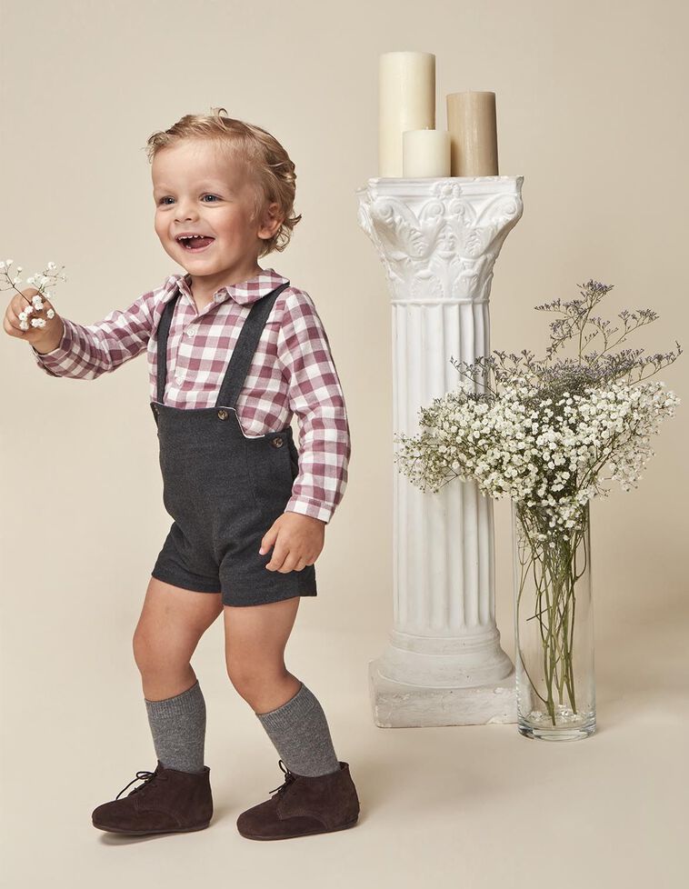 Chemise à carreaux vichy violette Chemise à carreaux vichy violette