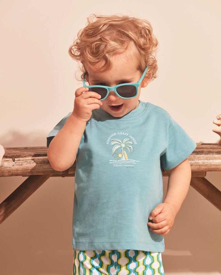 T-shirt Summer bleu