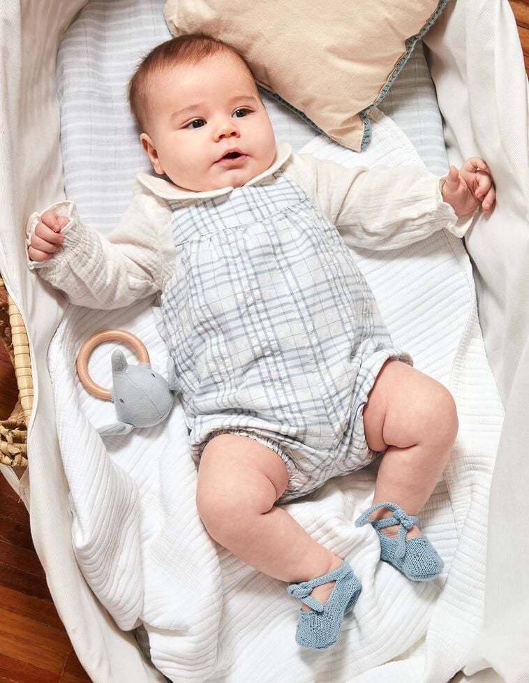 Pagliaccetto Pantaloni harem azzurro