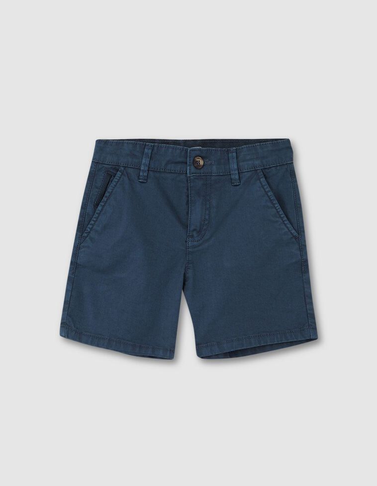 Bermuda chino color blu 