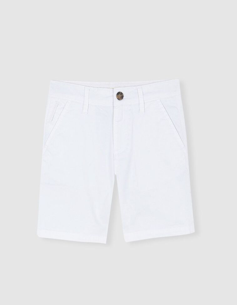 Bermuda chino bianco