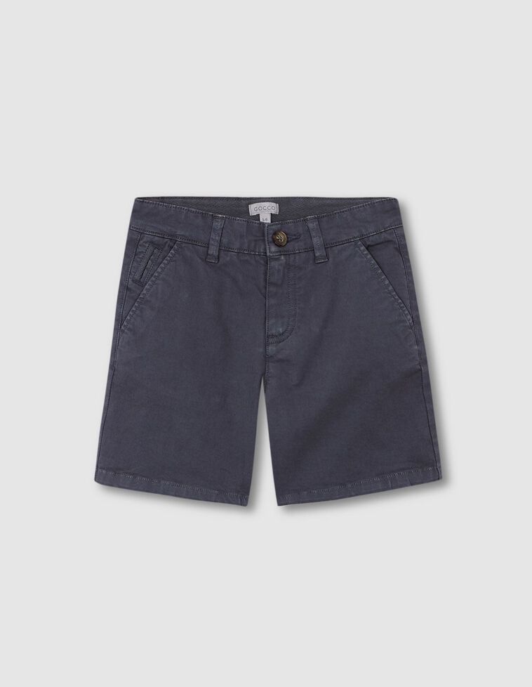 Bermudas de estilo chino  cinza escura 