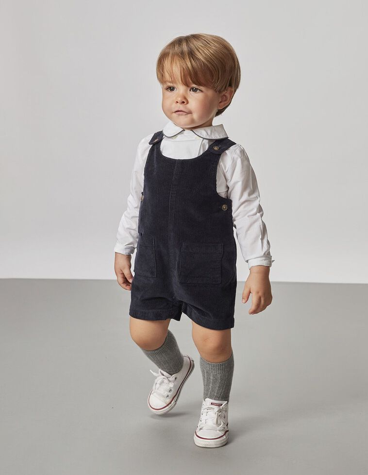Camicia Collo Filetto Contrasto Bianco Ottico