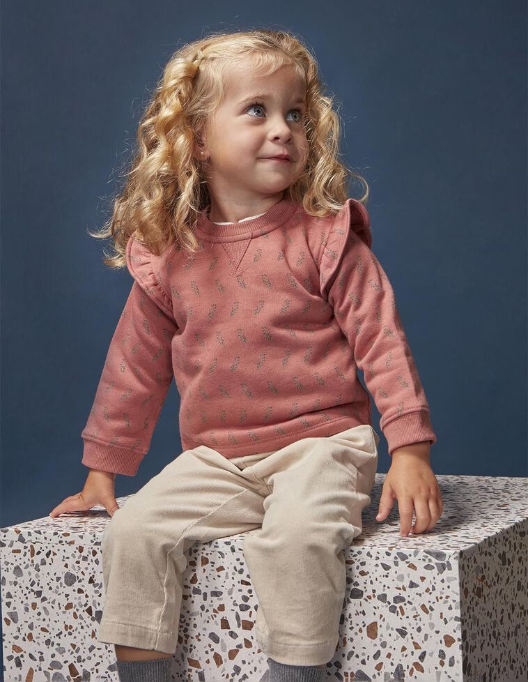 Bedrucktes Sweatshirt, in Rot Bedrucktes Sweatshirt, in Rot