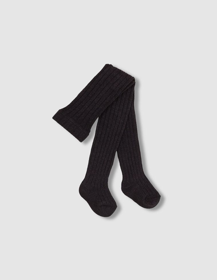 Calzzamaglia basic a costine grigio