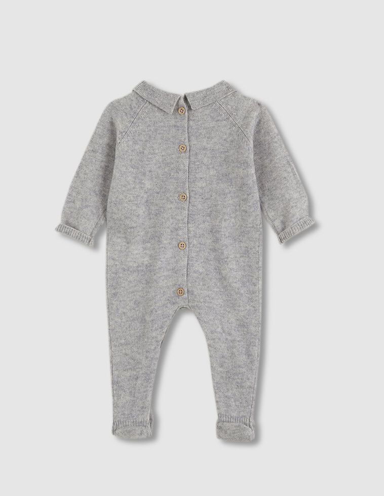 Babygrow de lã 100% caxemira