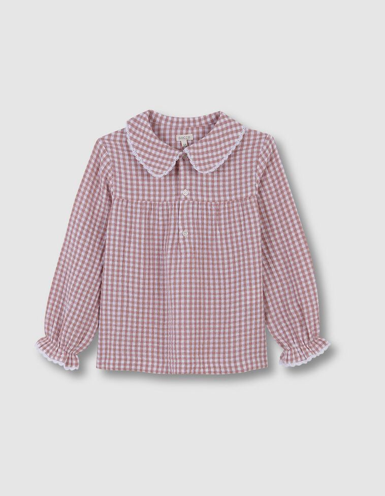 Pyjama mit Gingham-Print