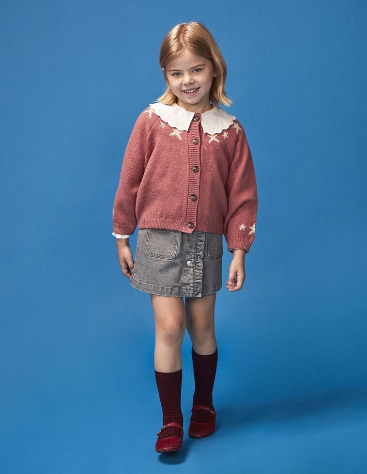 Veste à étoiles rouge