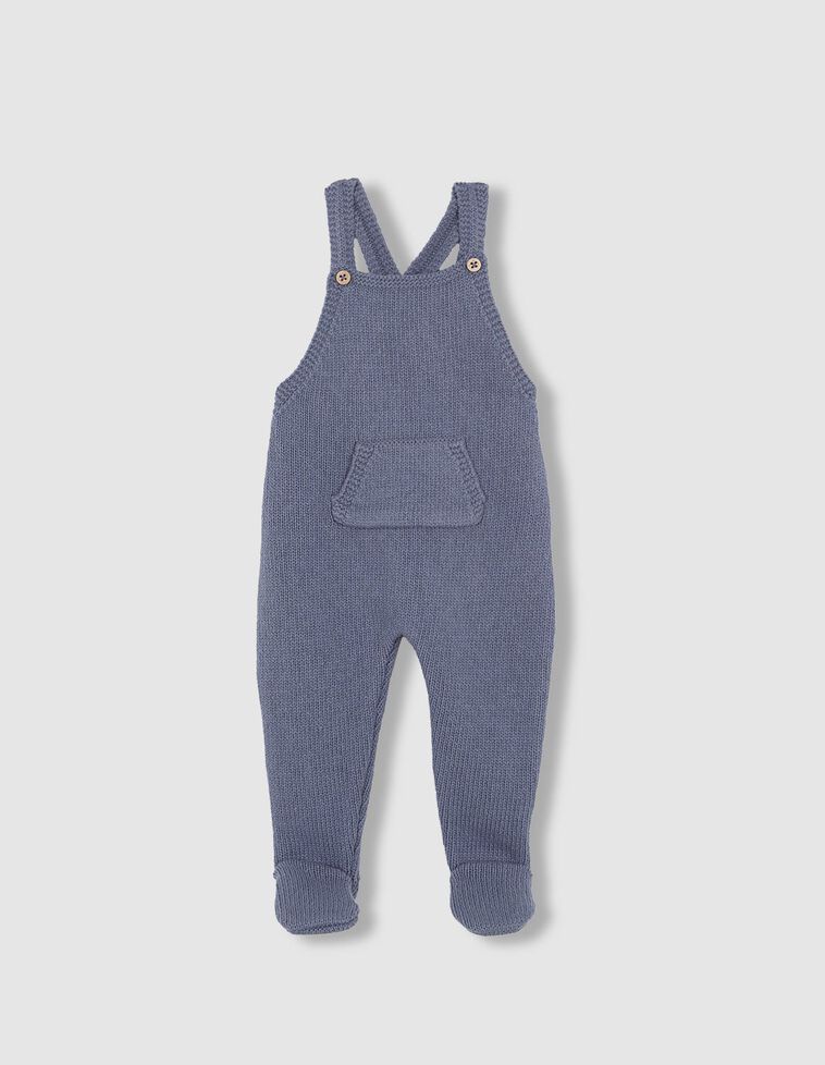 Ghette in maglia  color blu antico