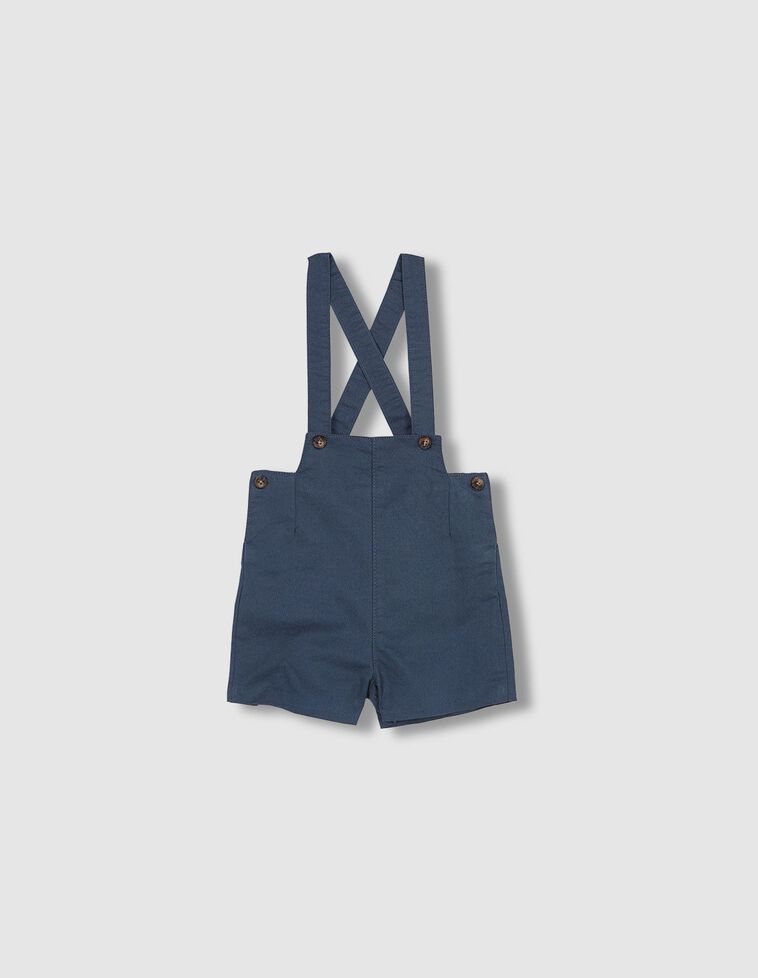 Bermudas com alças  azul petróleo