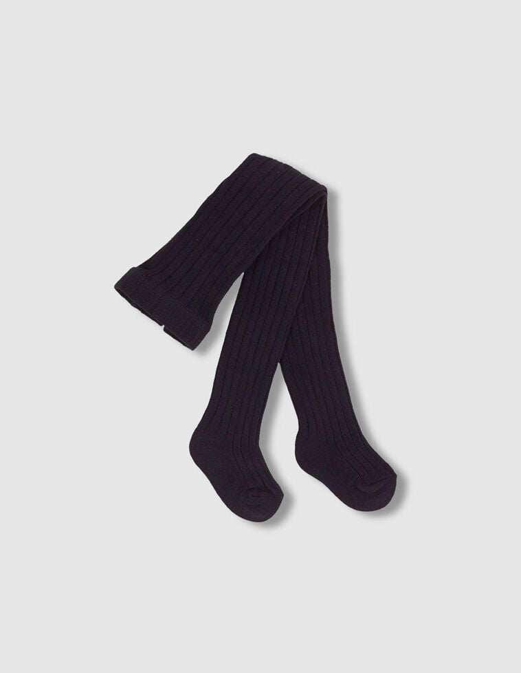 Collants basiques côtelés