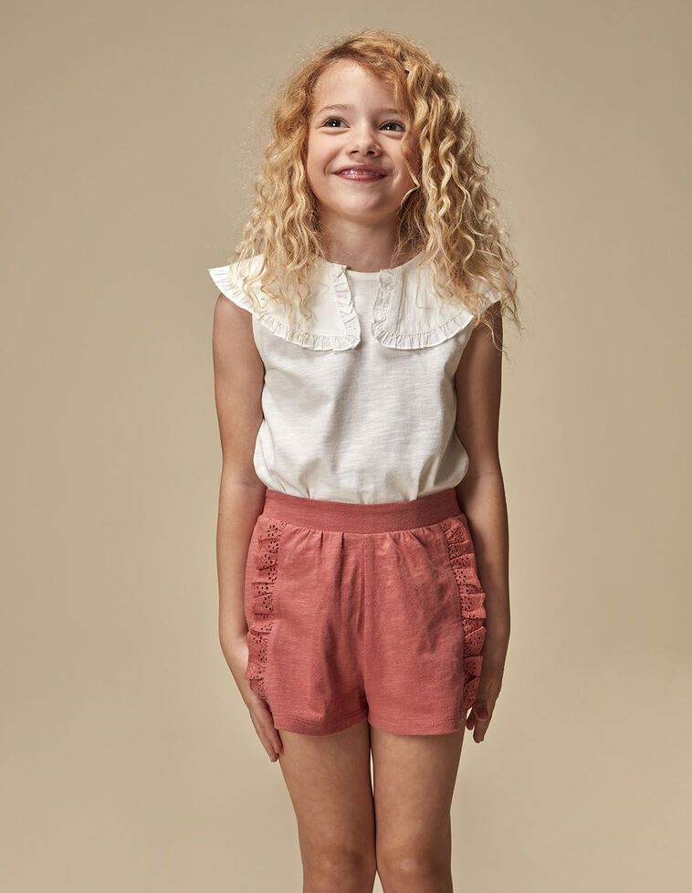 T-shirt de malha bobo branco