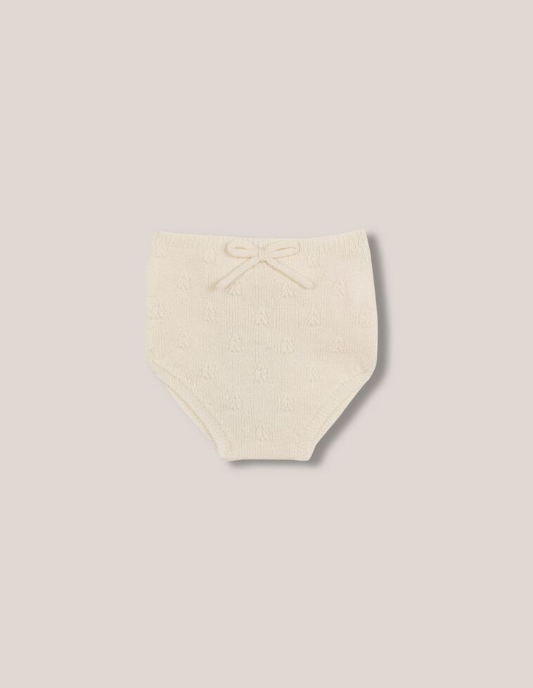 Bloomer en tricot écru