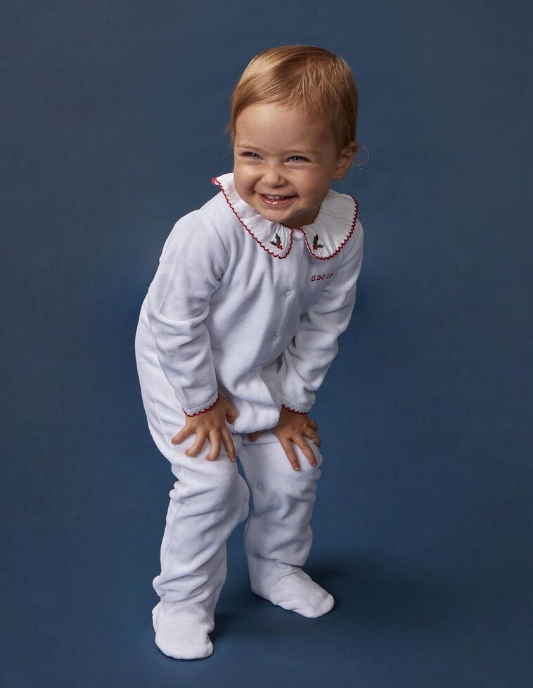 Pijama veludo de Natal branco Pijama veludo de Natal branco