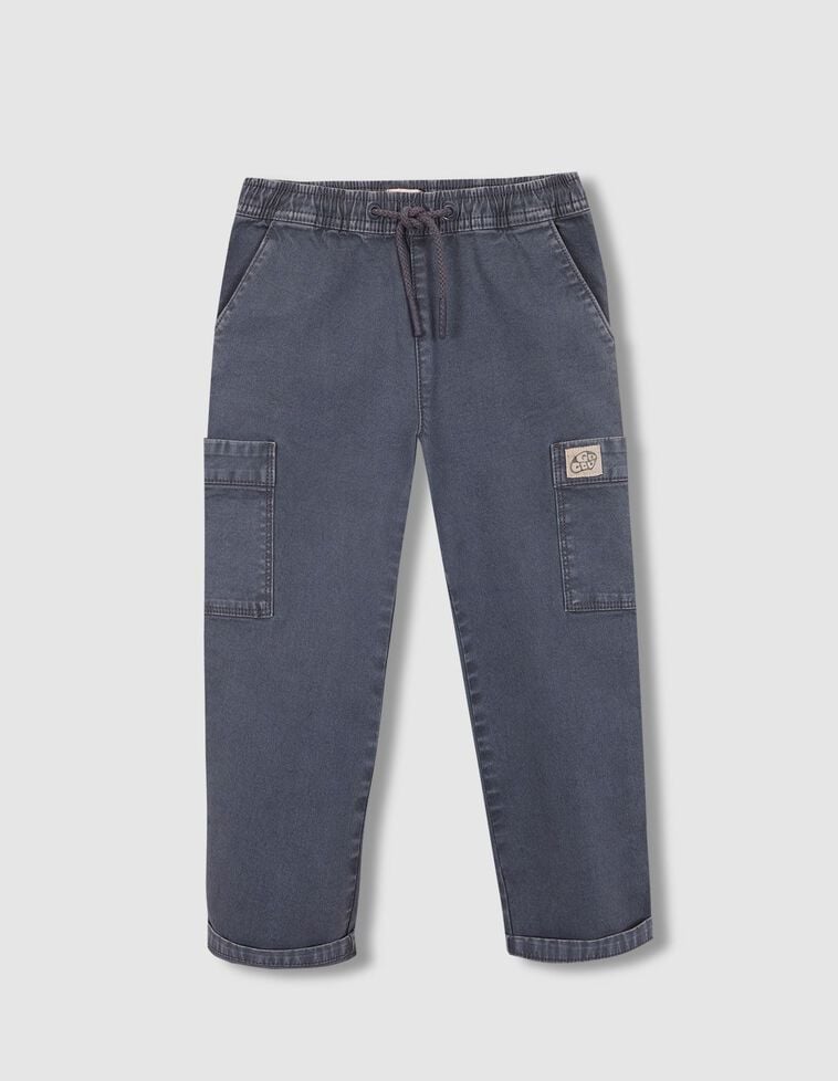 Pantalon cargo bleu clair Pantalon cargo bleu clair