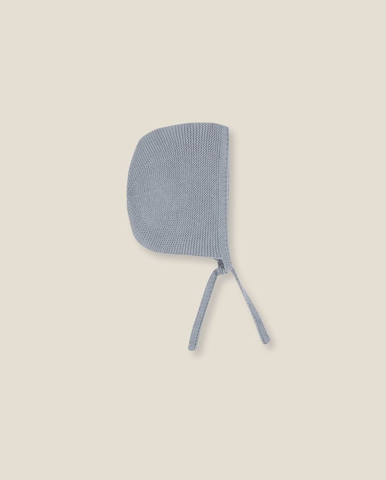 Hellblaue Baby Strickm&uuml;tze Neugeborene