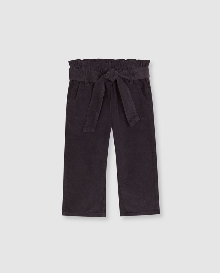 Pantaloni in micropana grigi 
