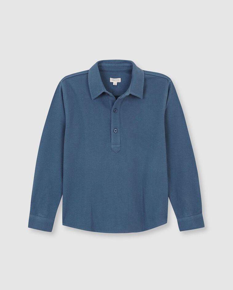Polo vert gar&ccedil;on