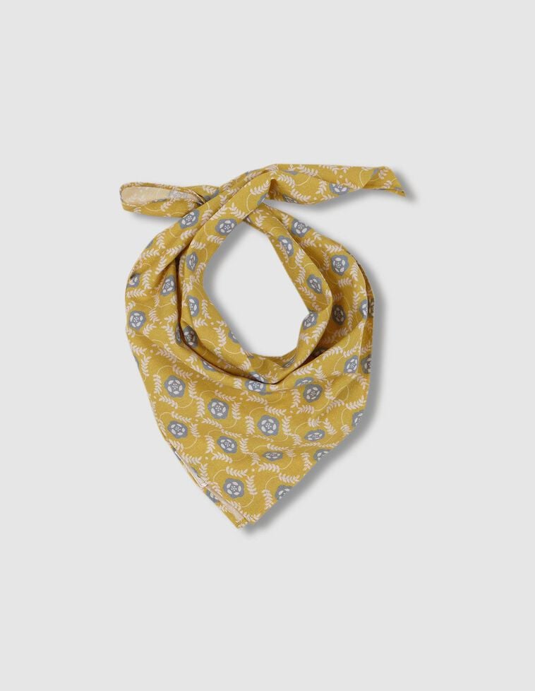 Foulard imprimé vert