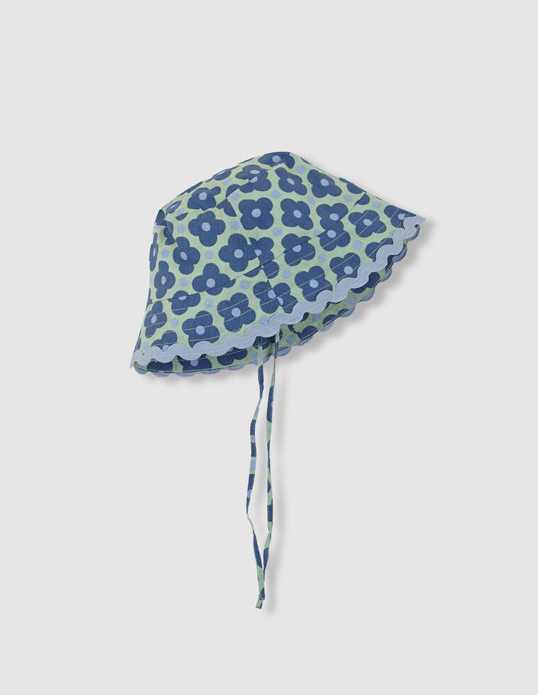 Gorro estilo anos 60 verde