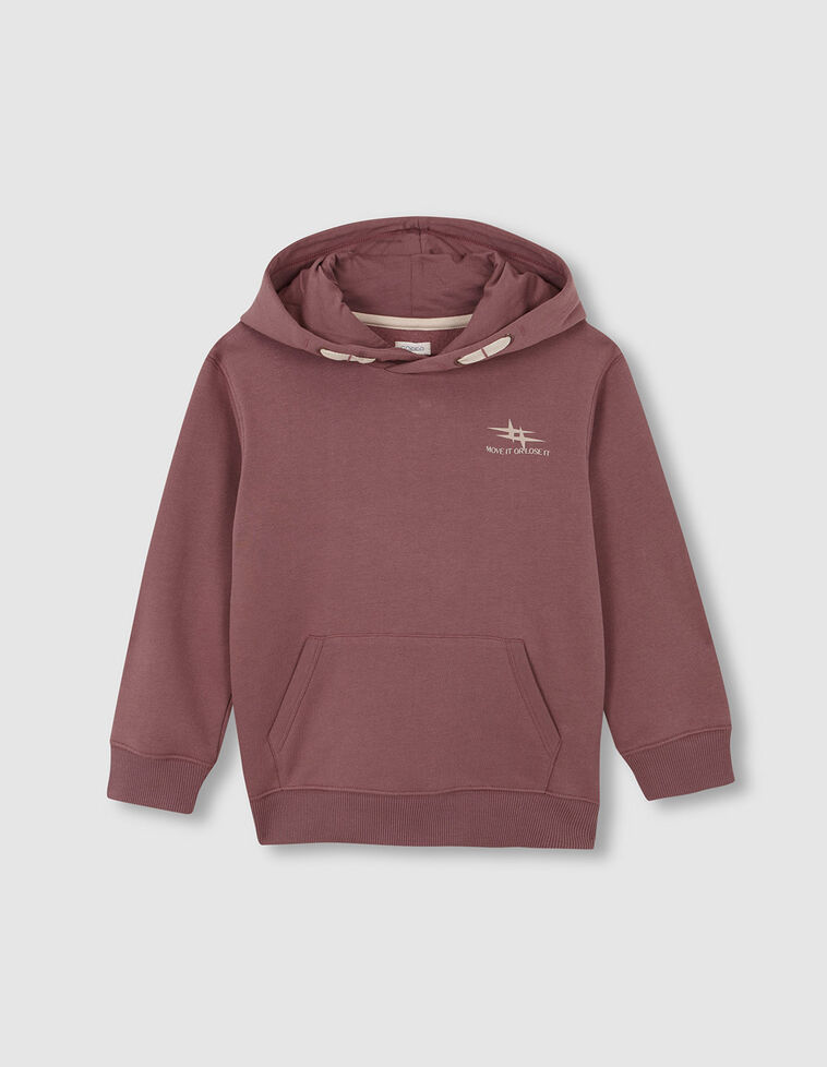 Sweat imprimé musique violet