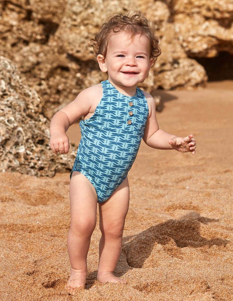 Maillot de bain libellule vert