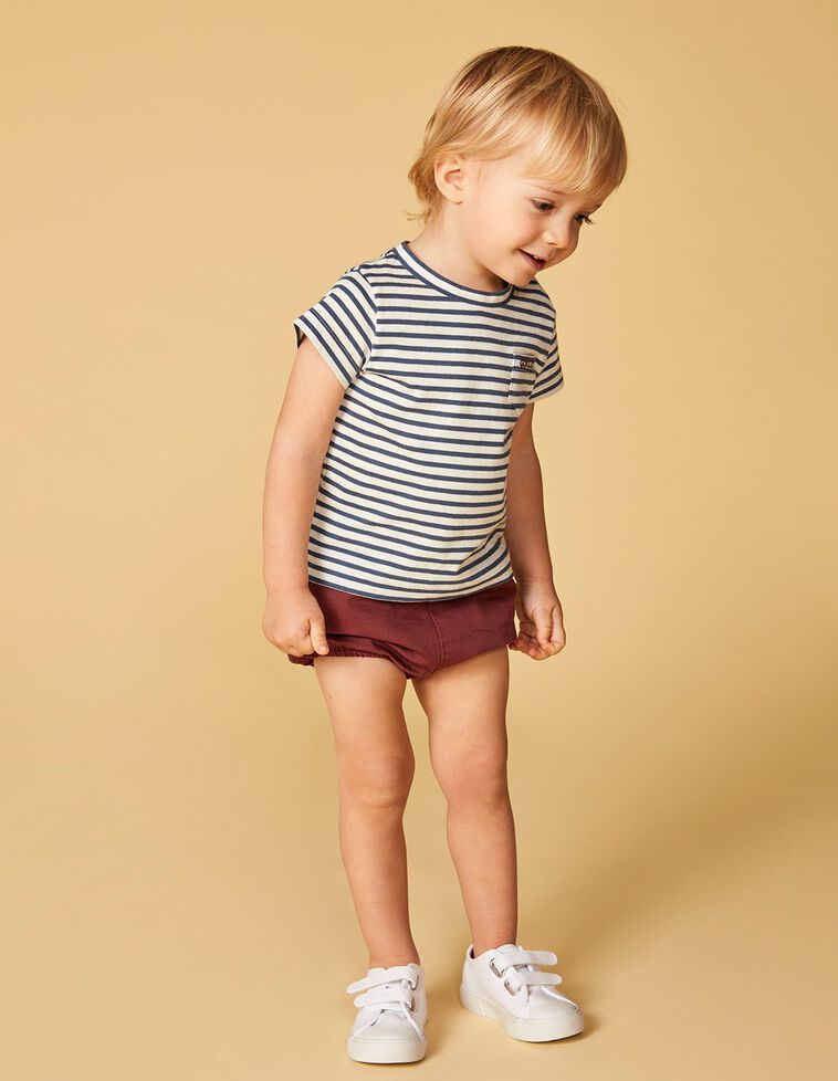 Bloomer chino color melanzana