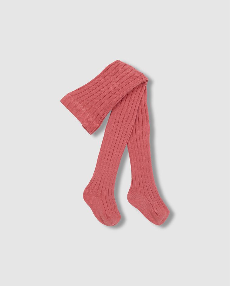 Calzamaglia basic a coste corallo