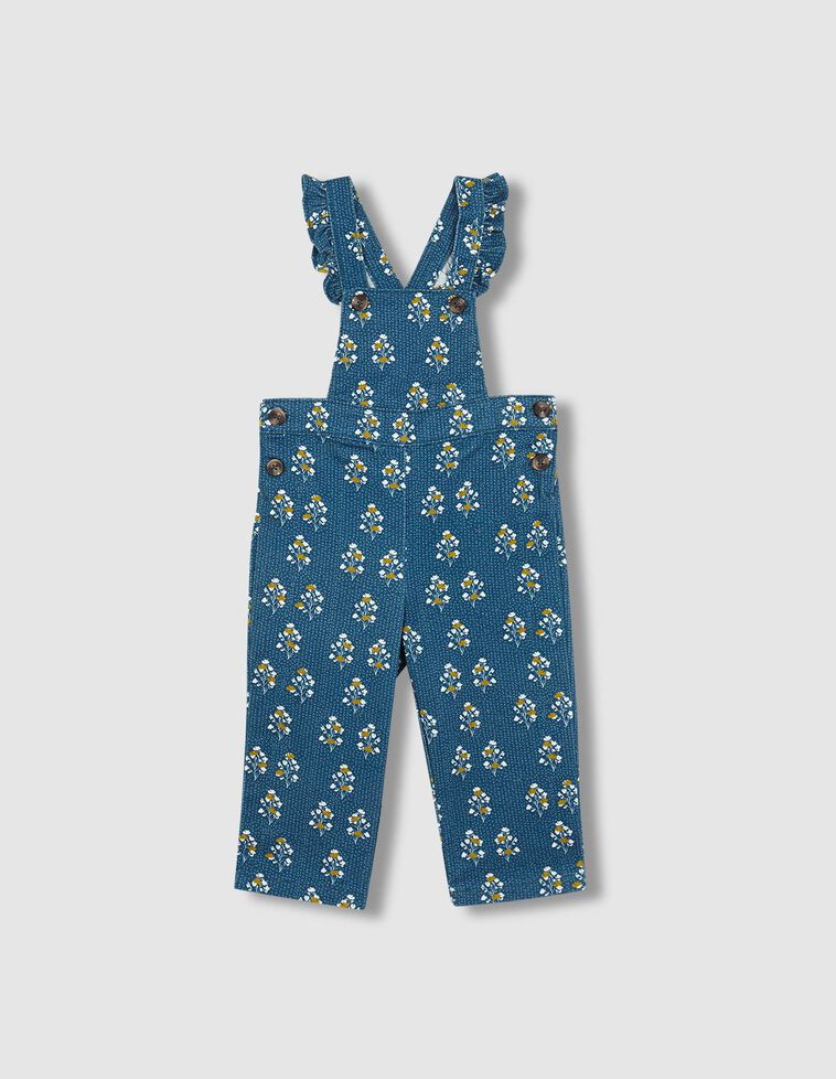 Macacão comprido estampado verde