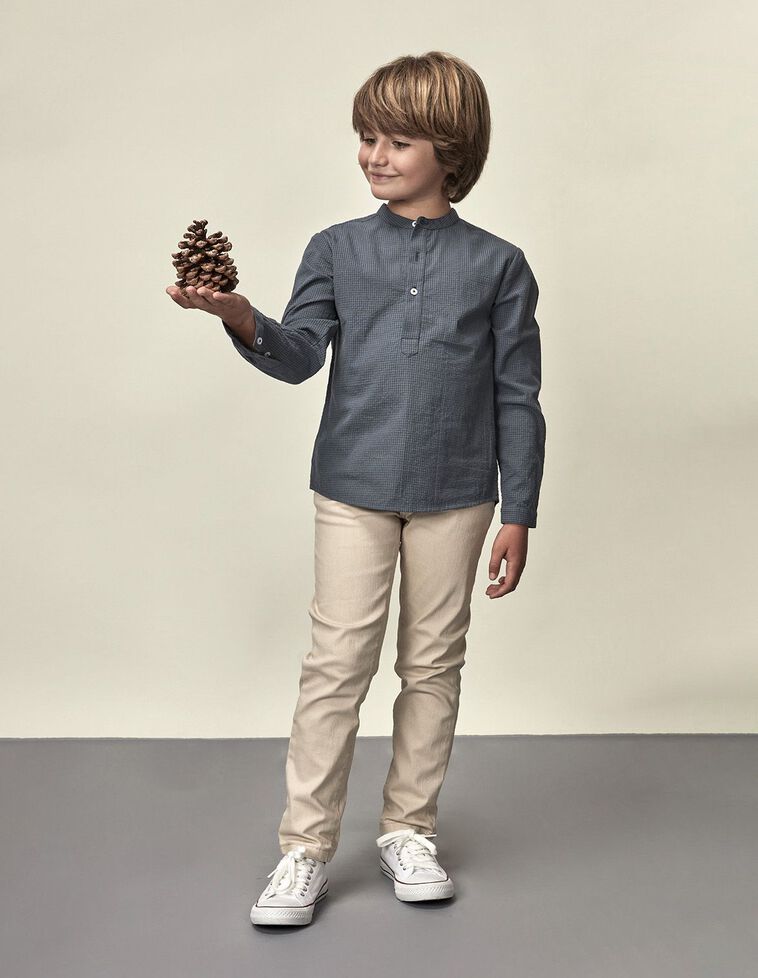 Pantaloni In Twill Sabbia