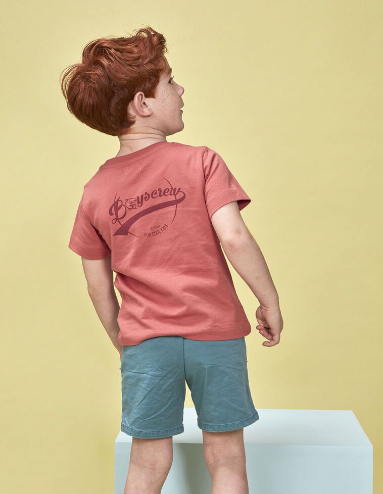 T-shirt boyscrew rosa