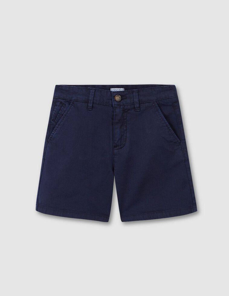 Bermuda chino blu navy