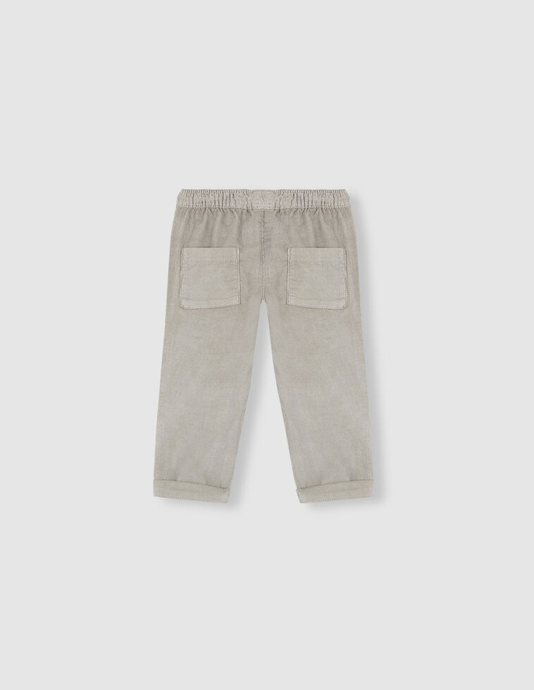 Pantalon complètement élastique gris