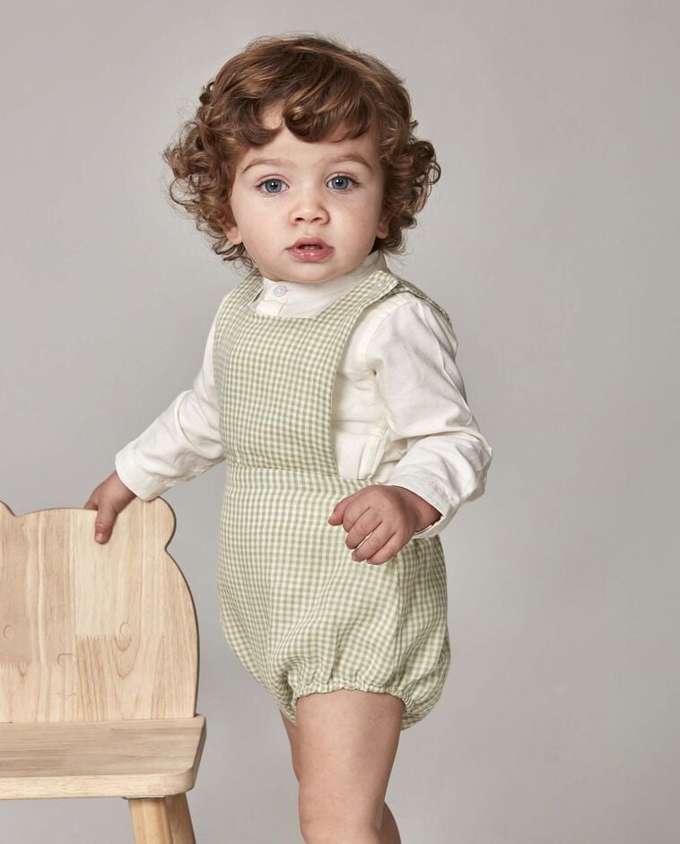 Babygrow estampado viche branco/a