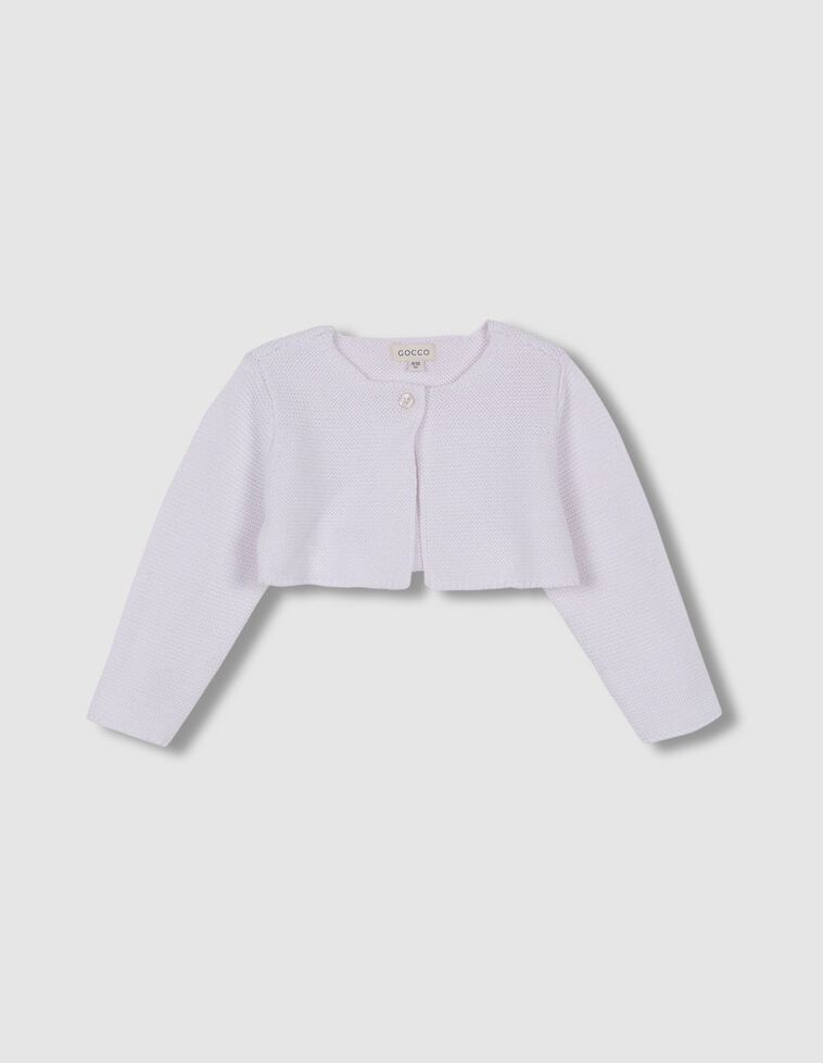Giacca corta color bianco