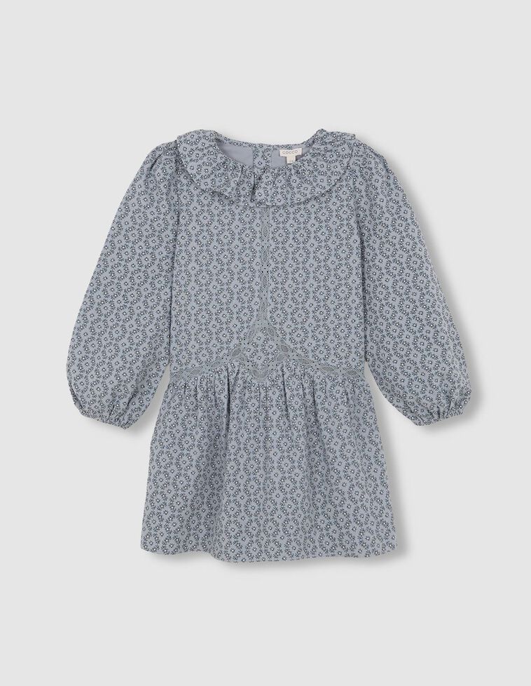 Robe à fleurs bleues Robe à fleurs bleues