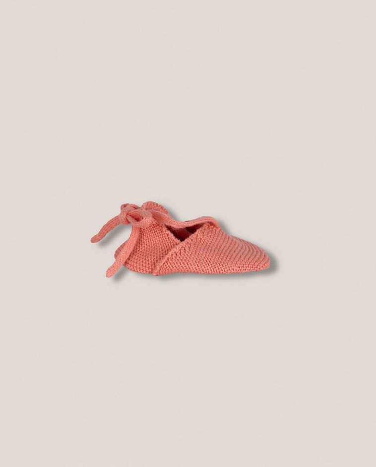 Chaussons espadrille roses