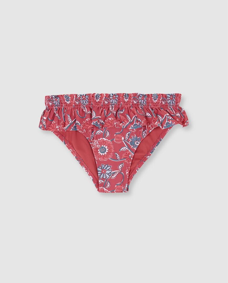 Maillot de bain imprim&eacute; fleurs rose