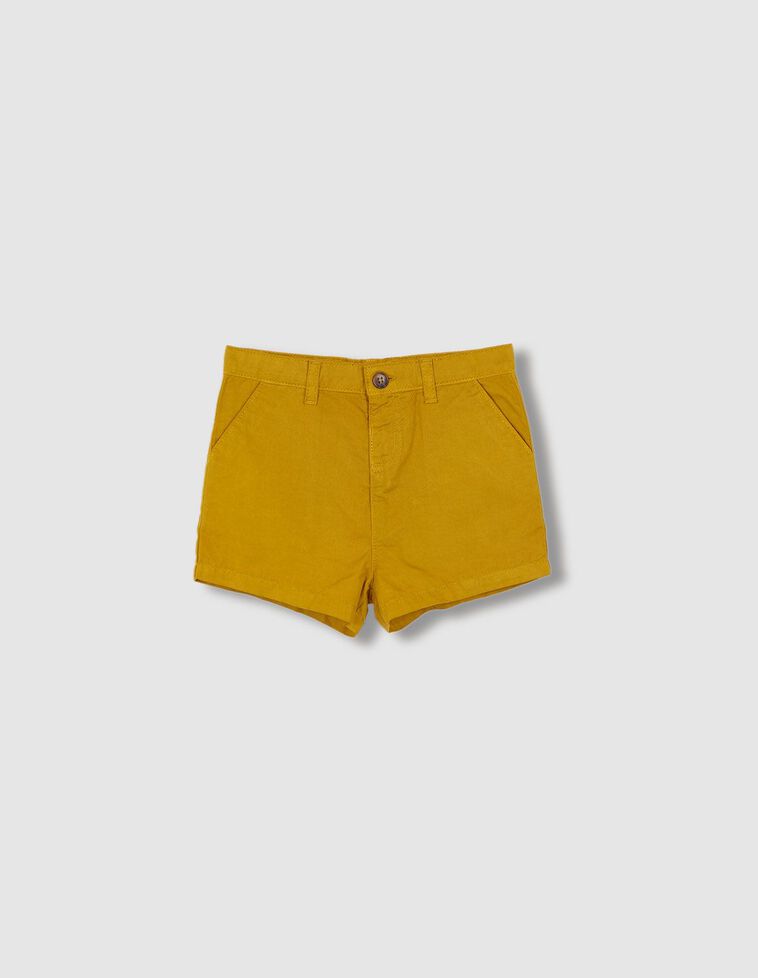 Bermuda chino color senape